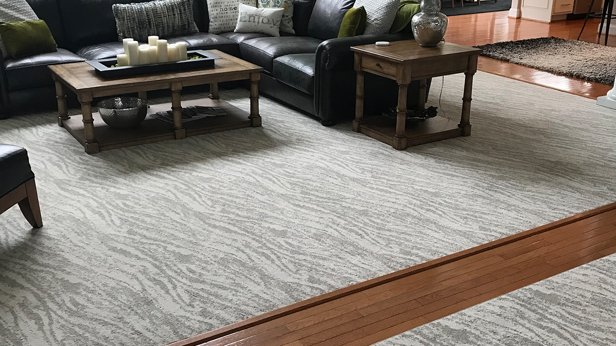 Carpet in beautiful open living room near Raleigh