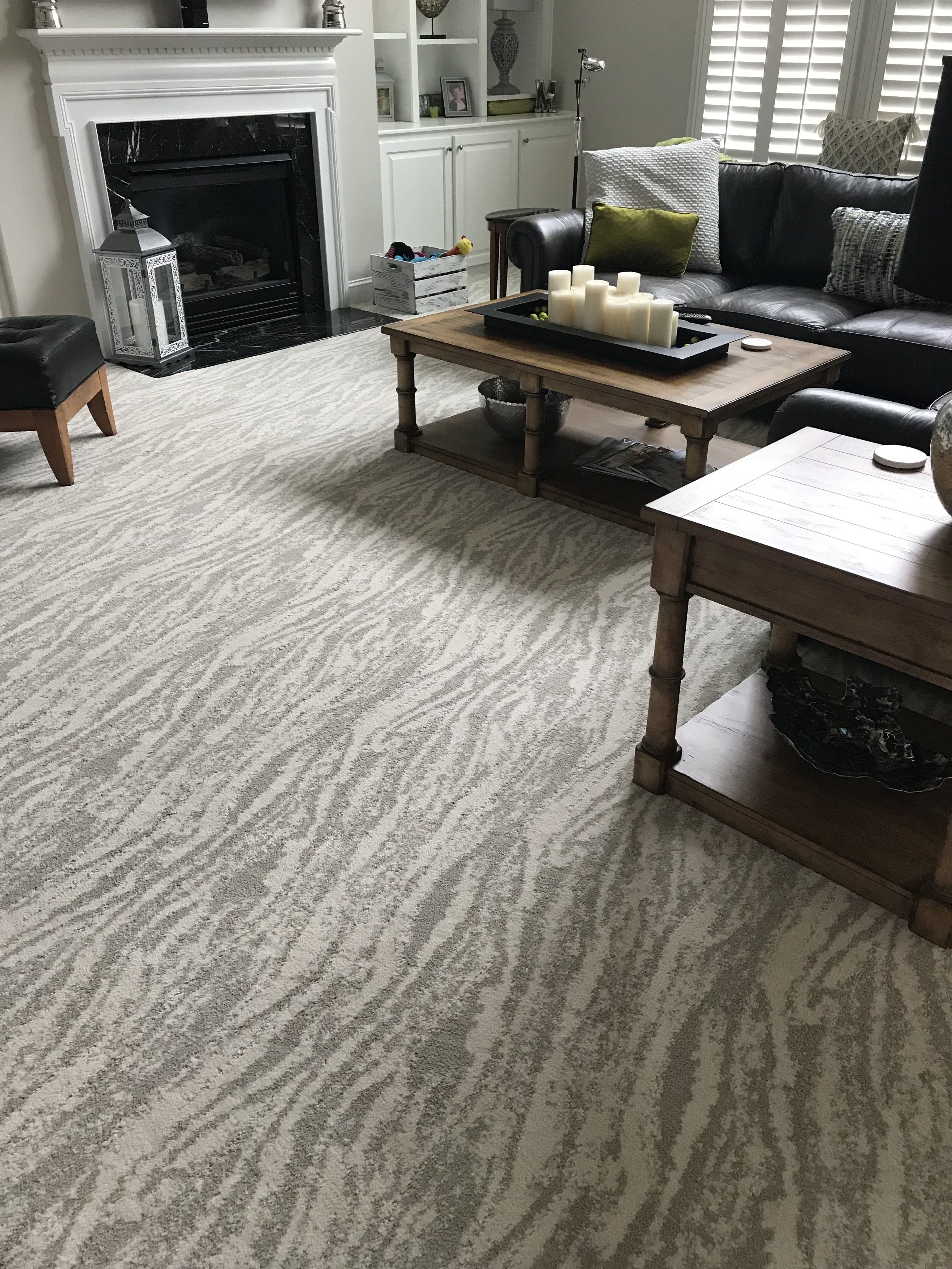 Carpet in beautiful open living room near Raleigh